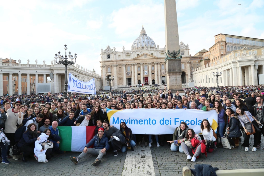 Il Movimento dei Focolari in piazza San Pietro