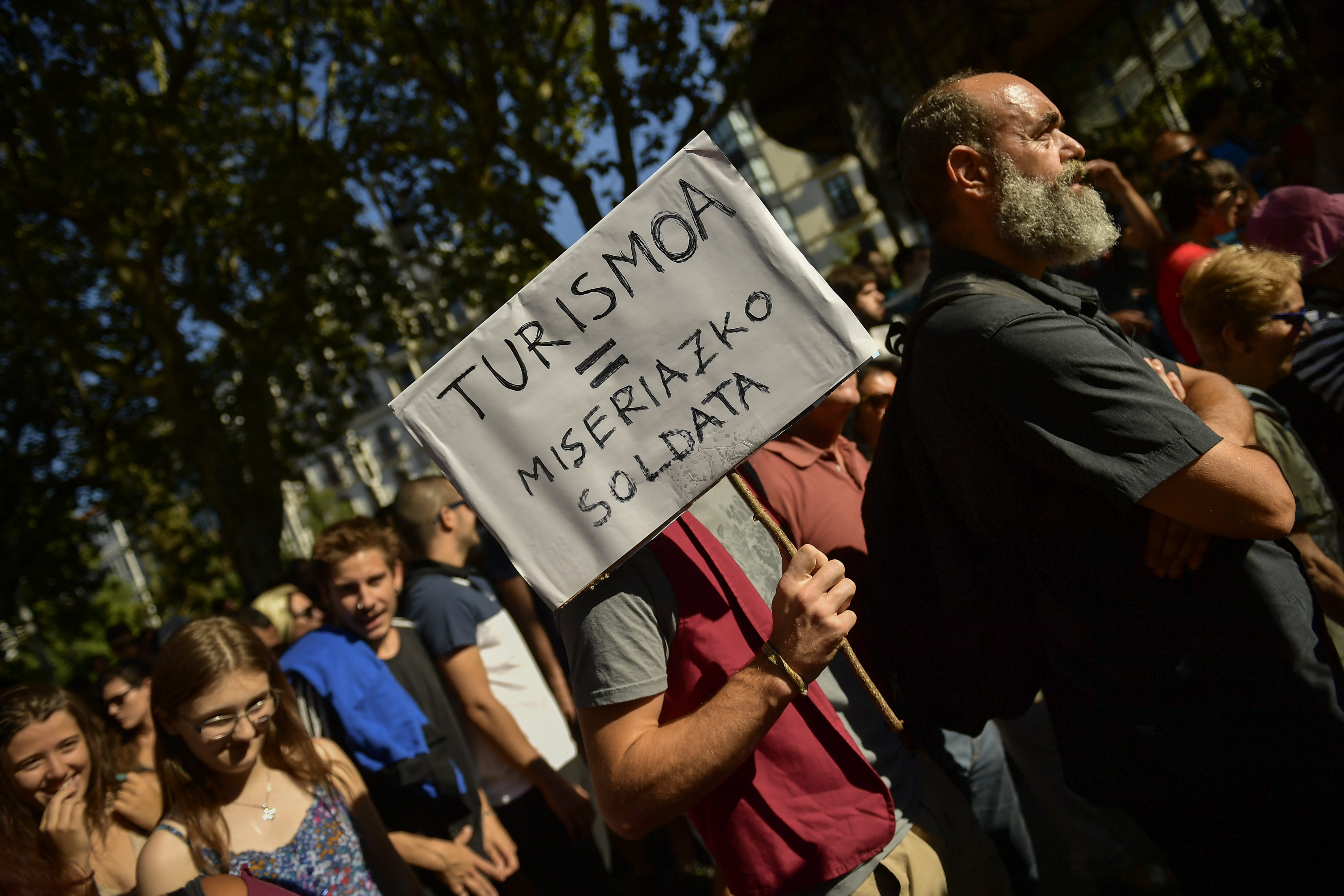 Spain Tourism Protest