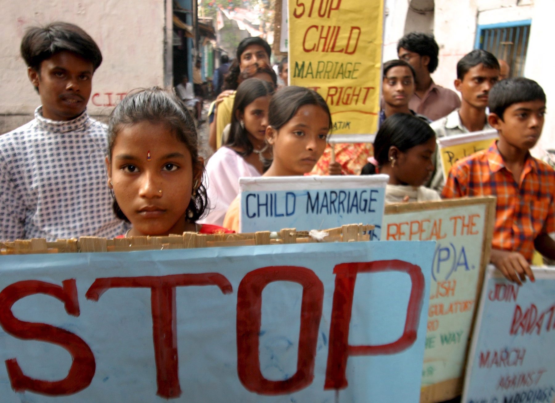 una-protesta-in-india-contro-il-matrimonio-delle-bambine-foto-ansa