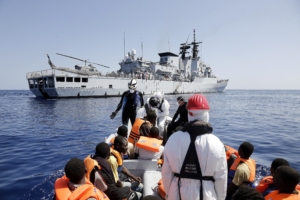 MARE NOSTRUM OPERATION - RESCUE MIGRANTS