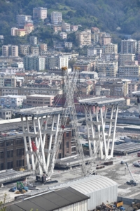 Ponte Morandi: proseguono lavori