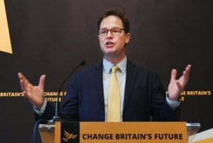 Former Liberal Democratic leader Nick Clegg delivers speech on Brexit