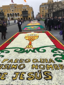 Festa di religiosità popolare a Lima