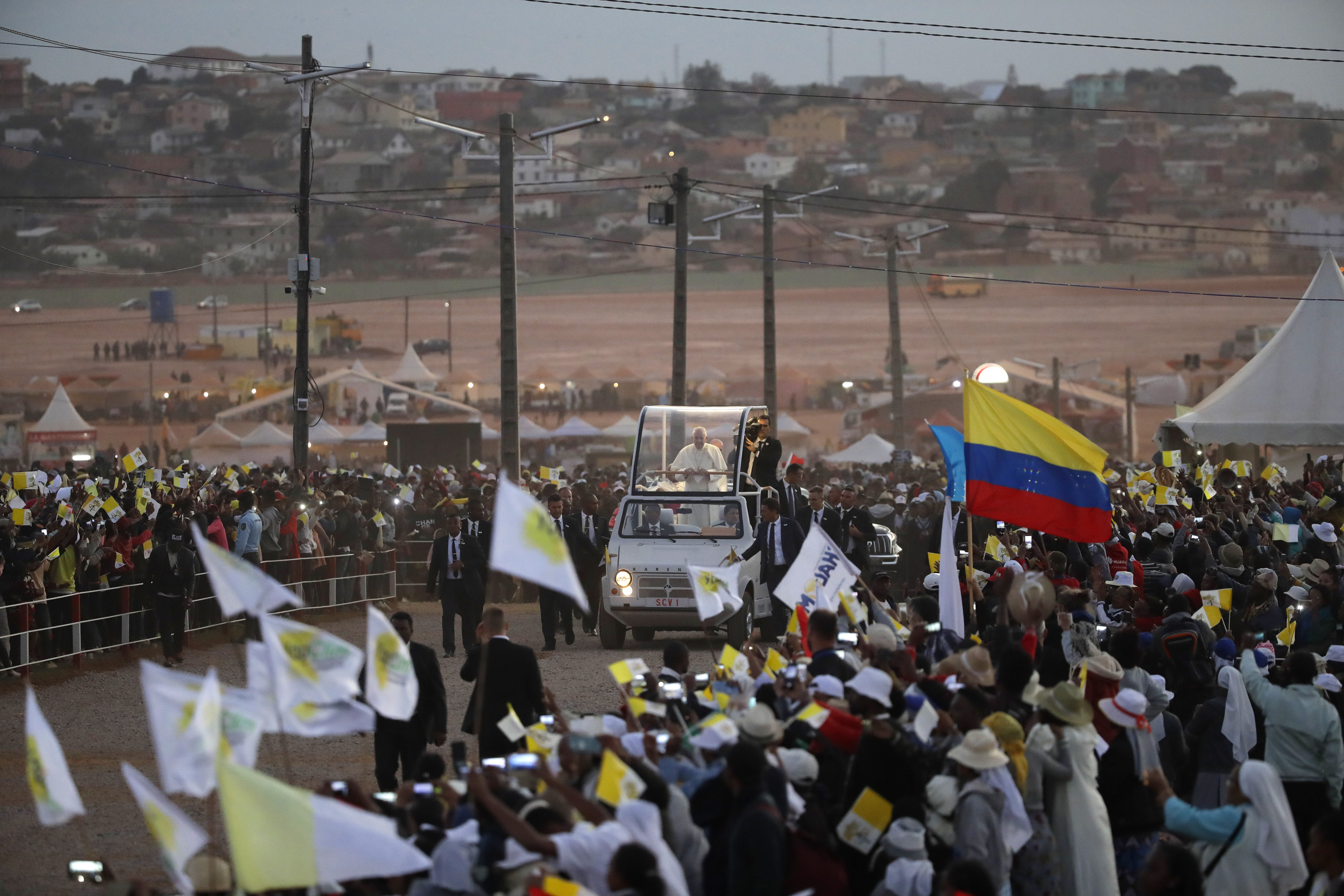 APTOPIX Madagascar Africa Pope