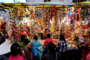 Preparations for Diwali festival in Bhopal