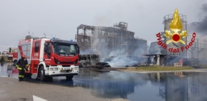 Foto Ufficio Stampa Vigili del Fuoco/LaPresse