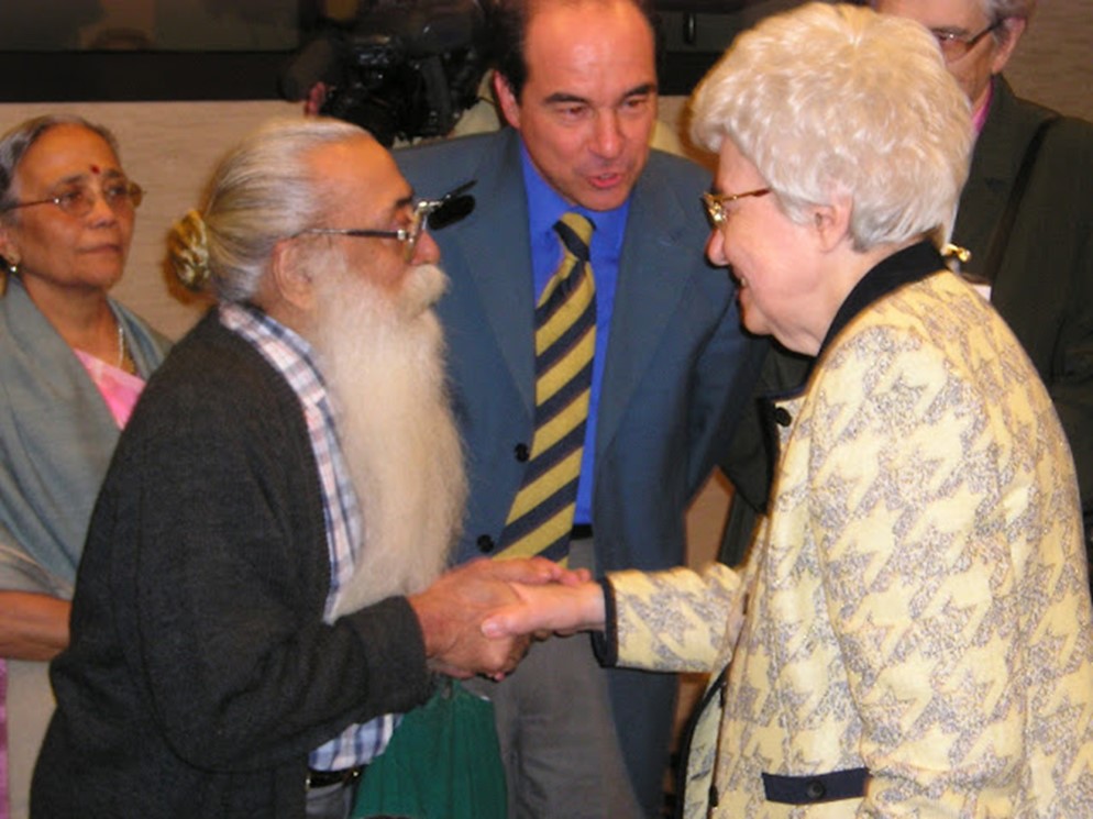 Uppadhyaya-ji con Chiara Lubich