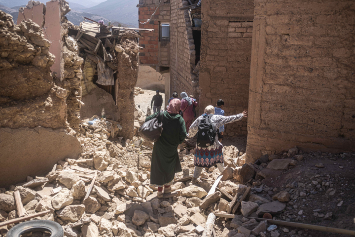 Il Marocco devastato dal terremoto, AP Photo/Mosa'ab Elshamy