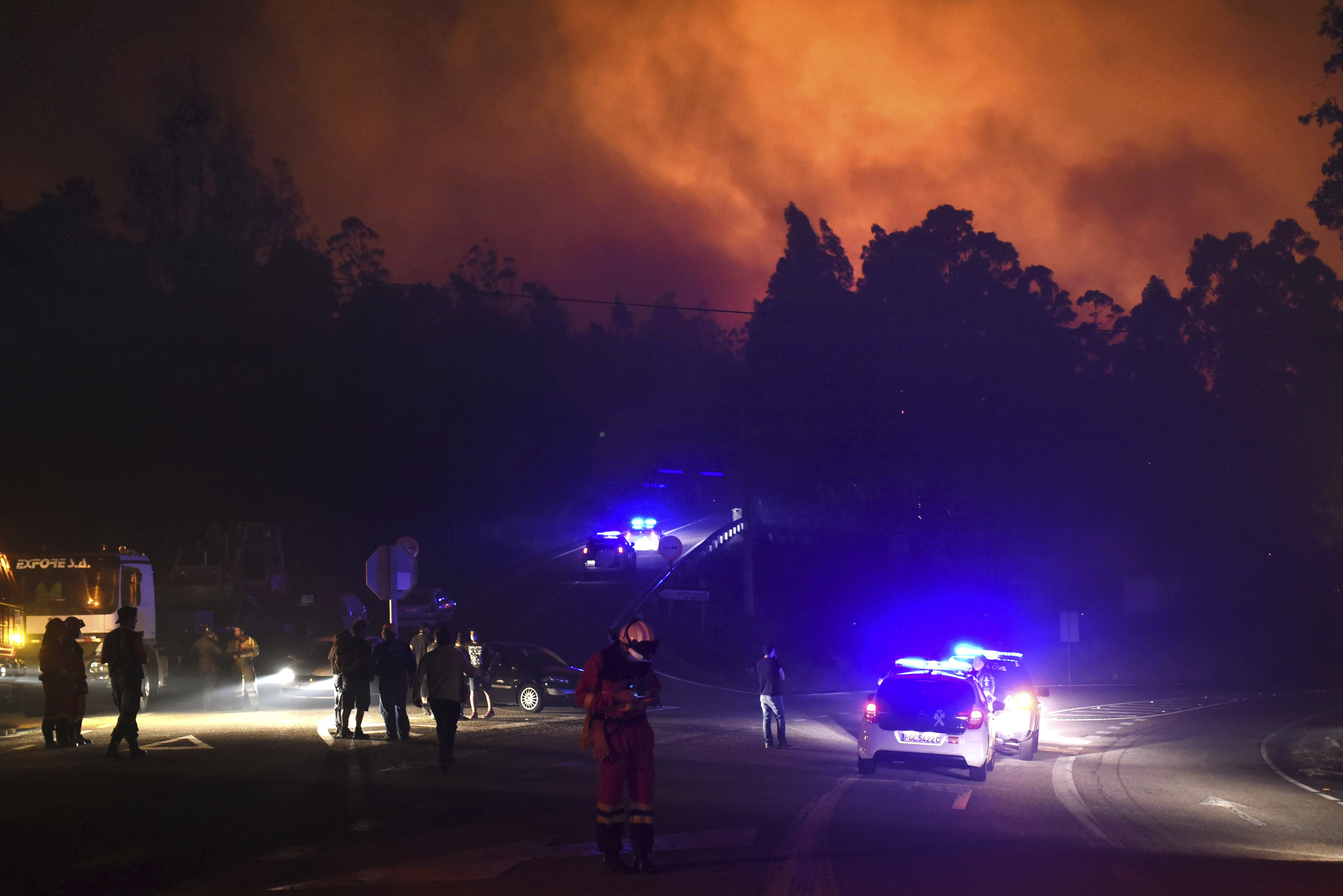 Incendi in Spagna dopo il passaggio di Ophelia