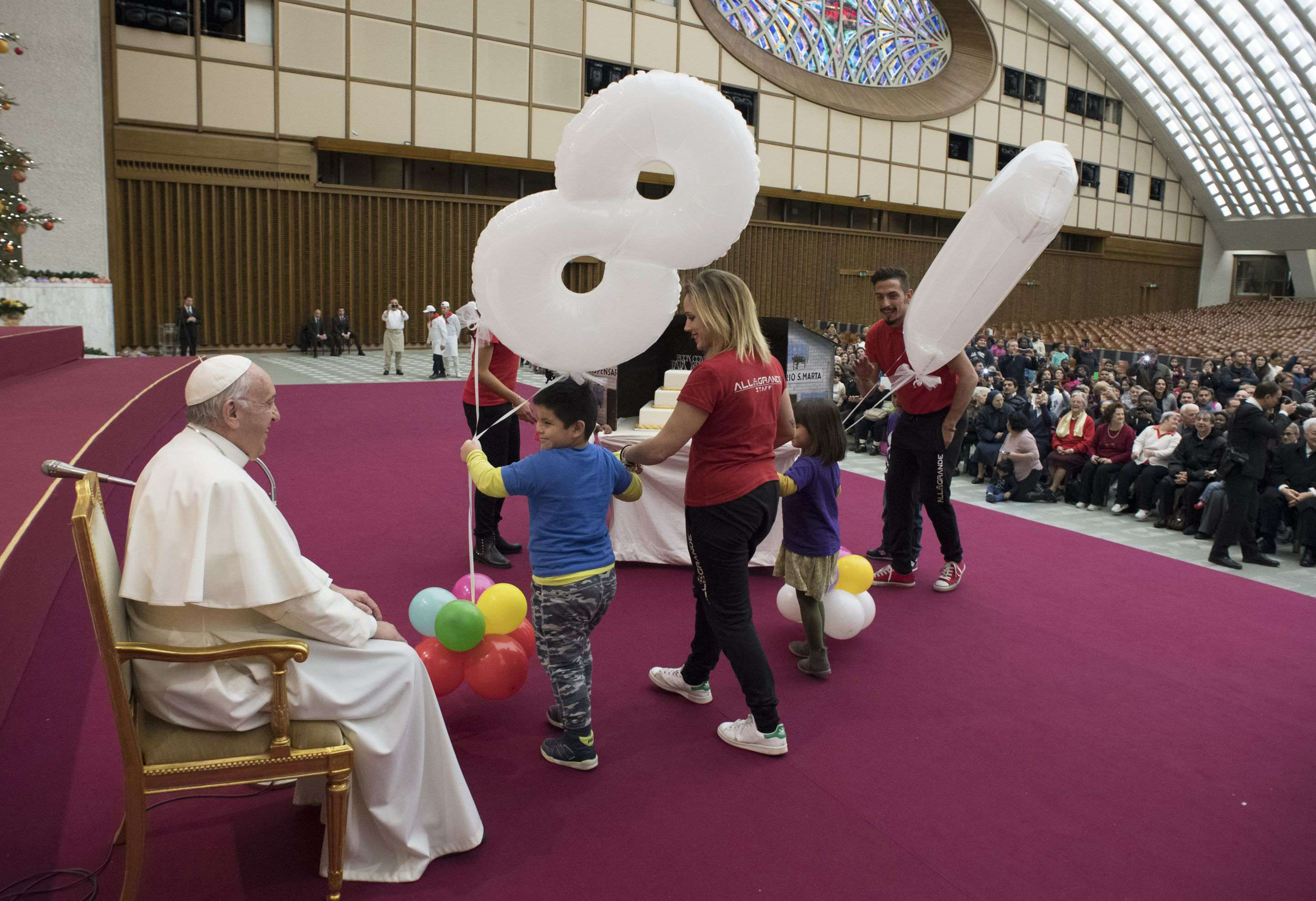 Gli 81 anni di papa Francesco