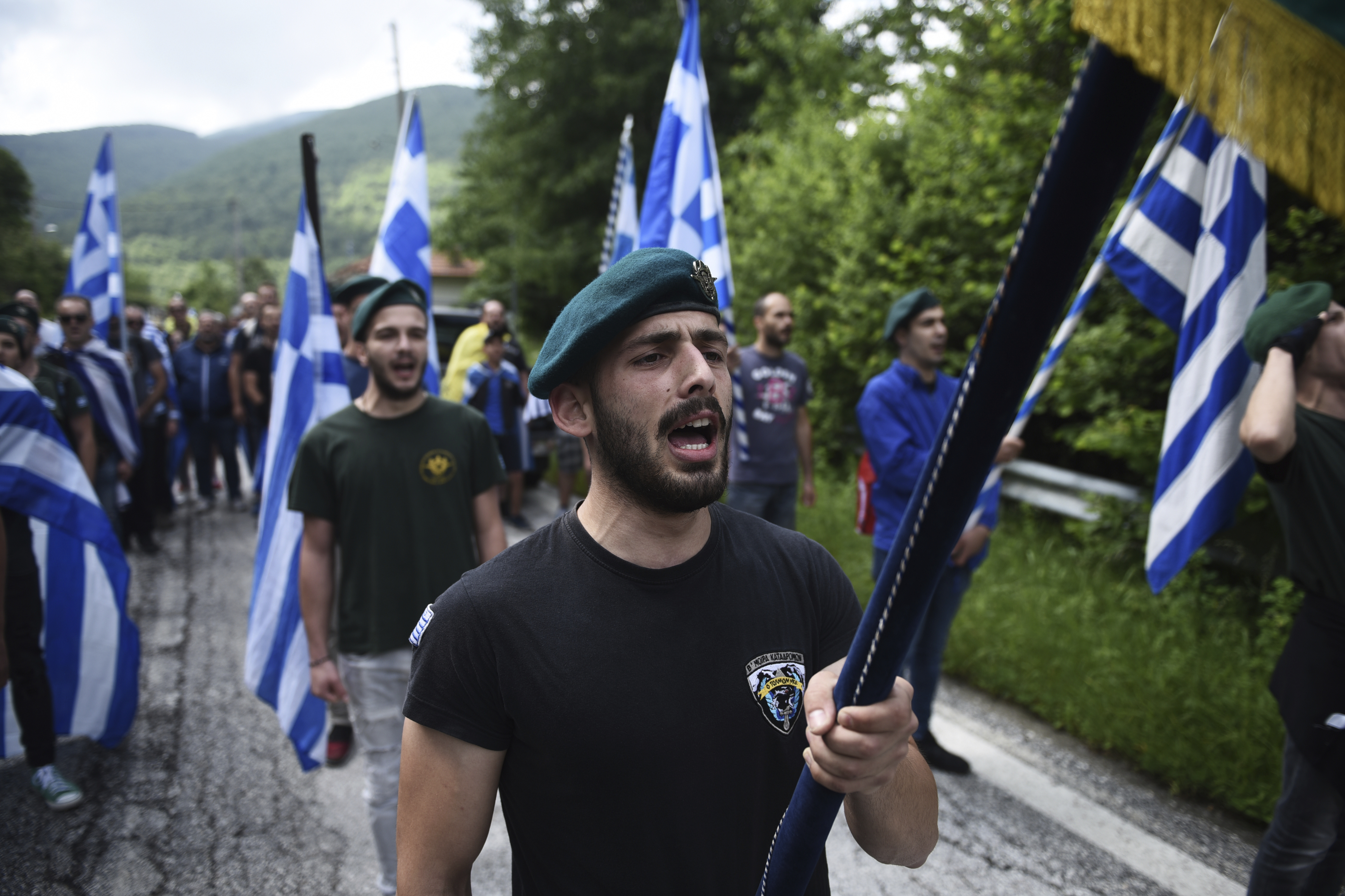 Proteste contro l'accordo sul nome della Macedonia