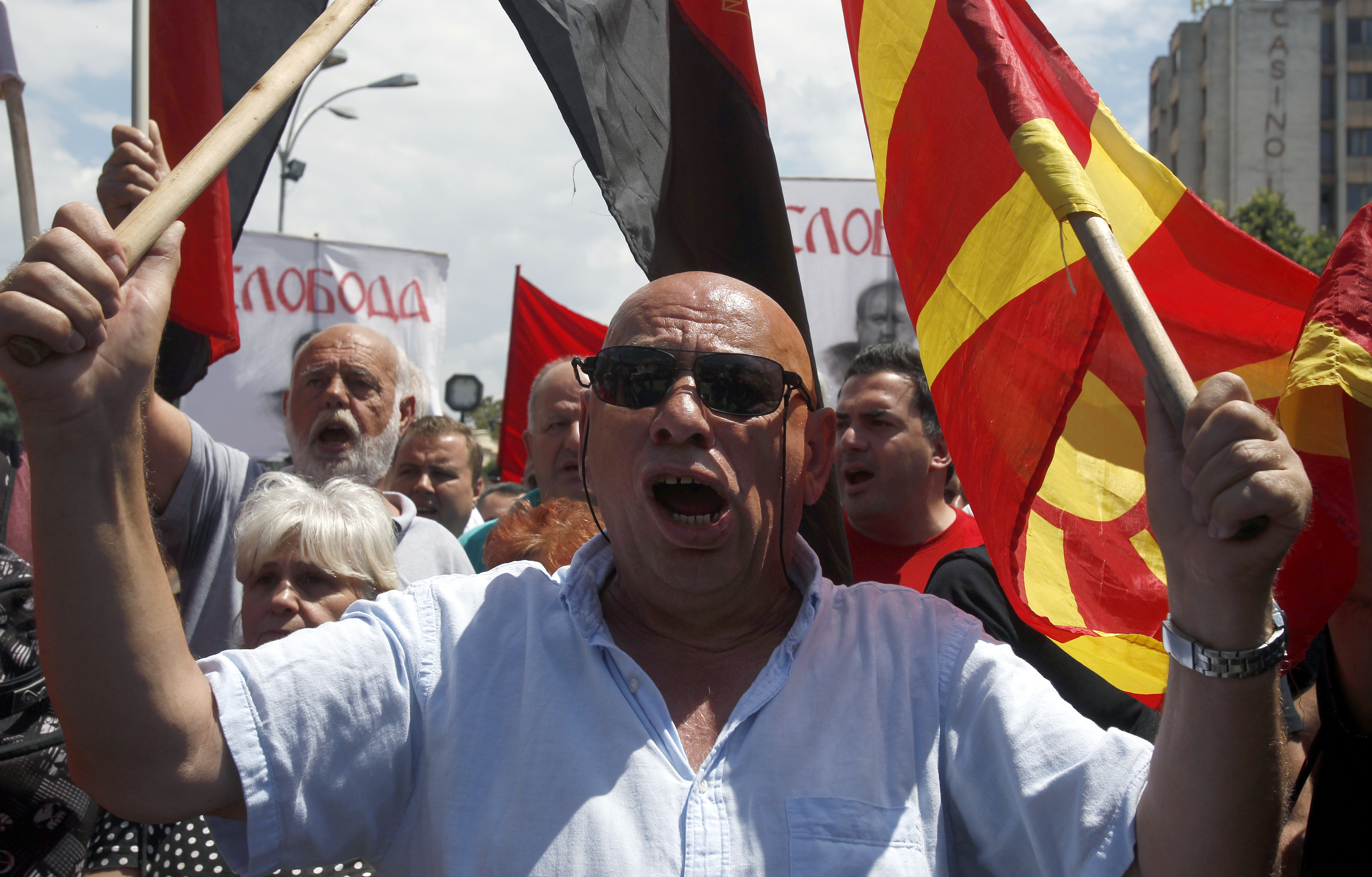 Proteste contro l'accordo sul nome della Macedonia