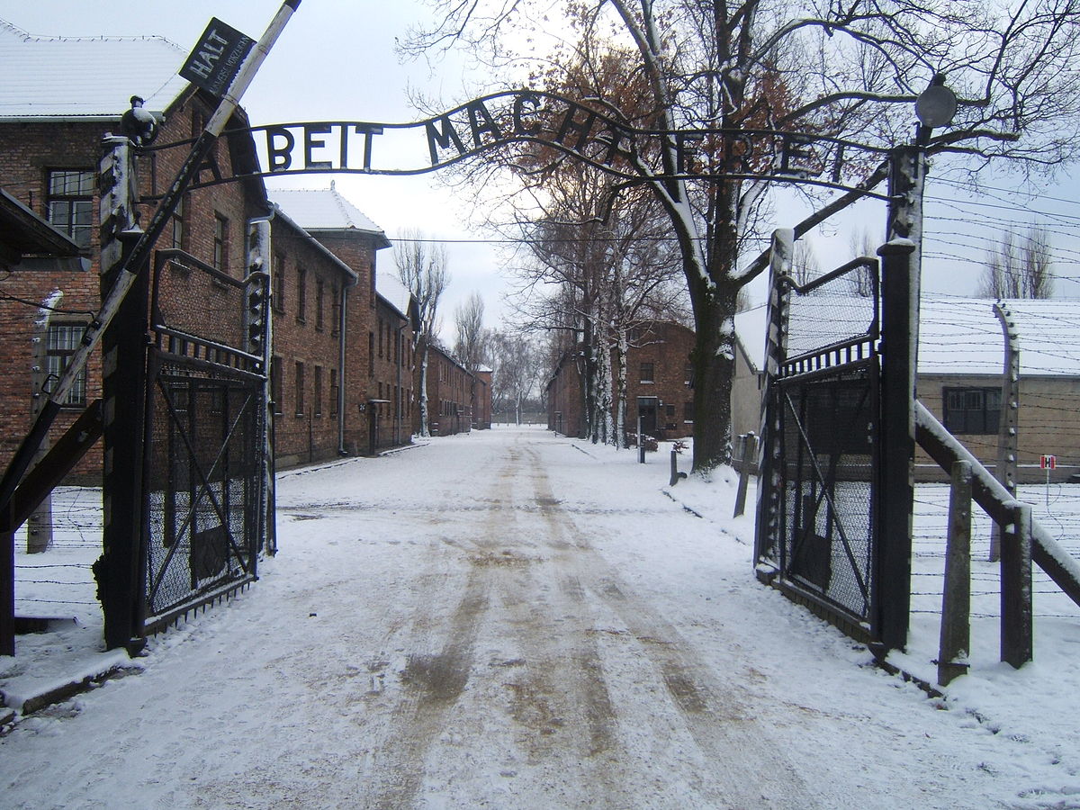 Entrata del campo di concentramento di Auschwitz