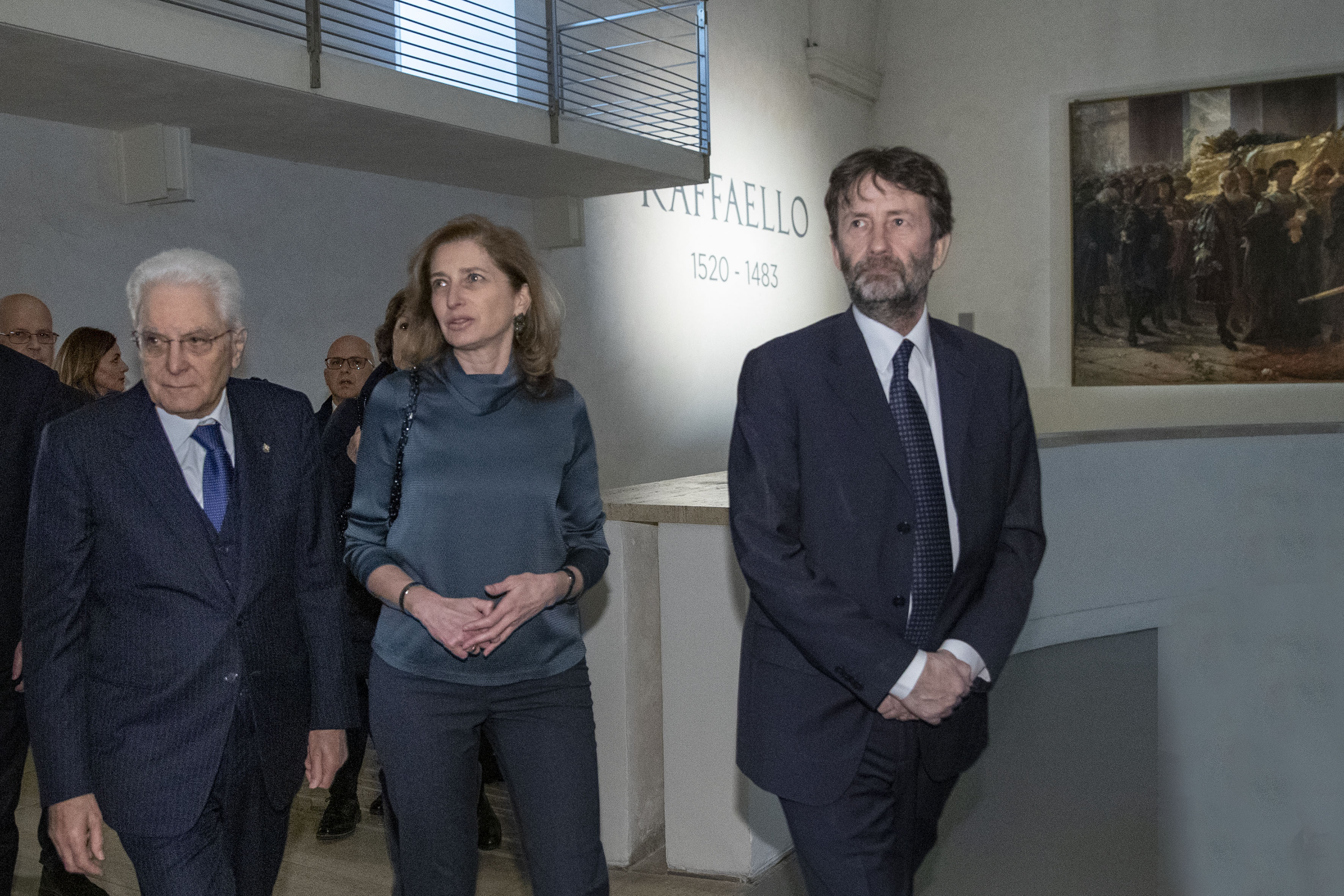 Mattarella visita in anteprima la mostra di Raffaello alle Scuderie - Foto Francesco Ammendola/Ufficio Stampa Quirinale/LaPresse03-03-2020 
