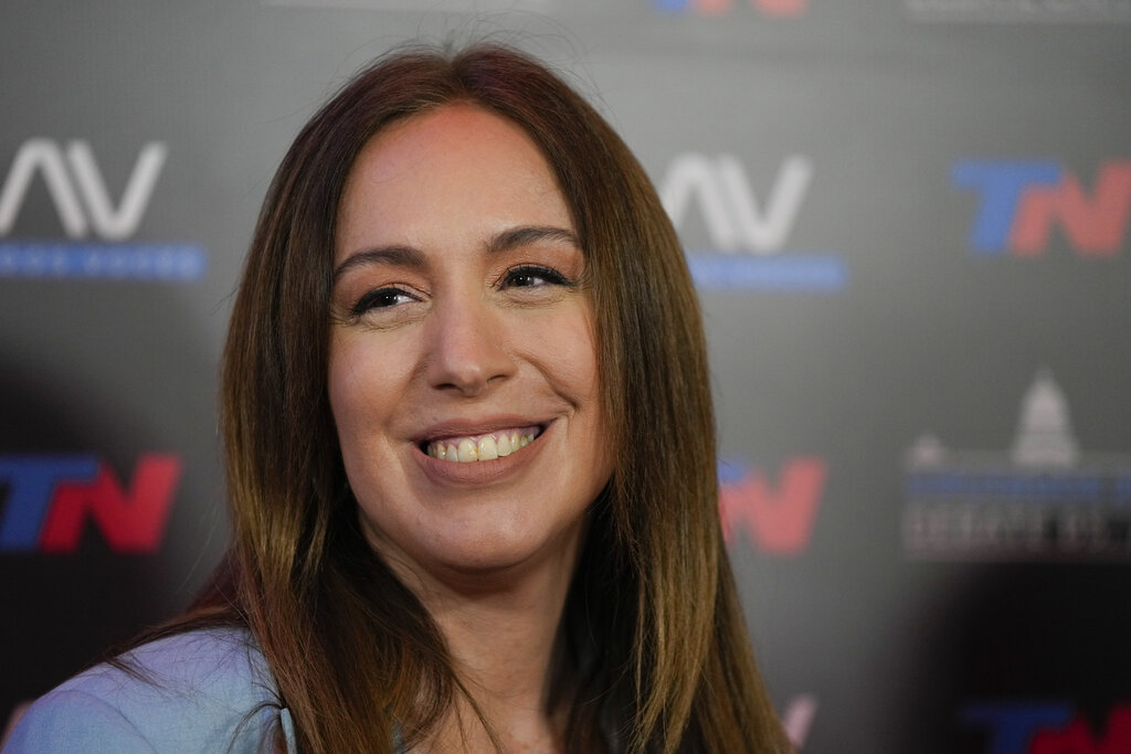 Candidate for deputy for the City of Buenos Aires María Eugenia Vidal, for 