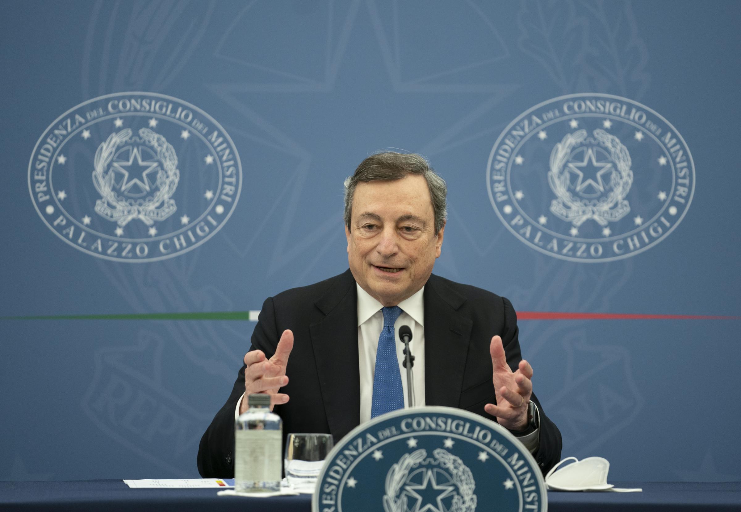 Mario Draghi, Foto LaPresse