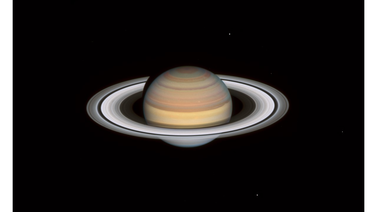 Saturno - SCIENCE: NASA, ESA, Amy Simon (NASA-GSFC), Michael H. Wong (UC Berkeley)
IMAGE PROCESSING: Alyssa Pagan (STScI)