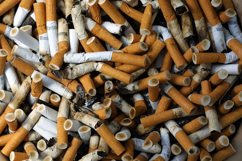 I mozziconi di sigarette possono essere riciclati