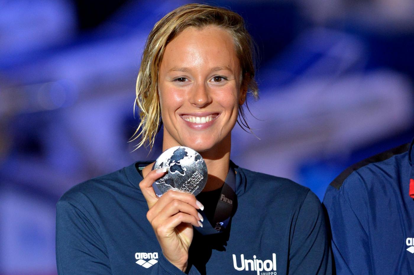 Federica Pellegrini vince l'argento nei 200 stile libero ai Mondiali di nuoto a Barcellona