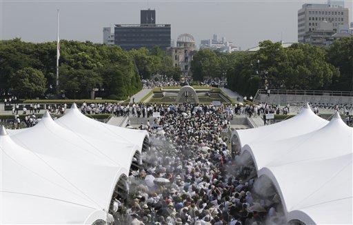 68° anniversario del bombardamento di Hiroshima
