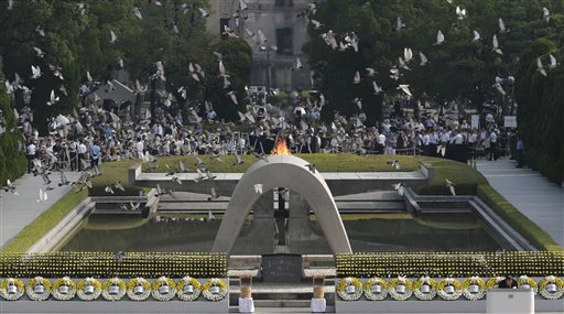 68° anniversario del bombardamento di Hiroshima