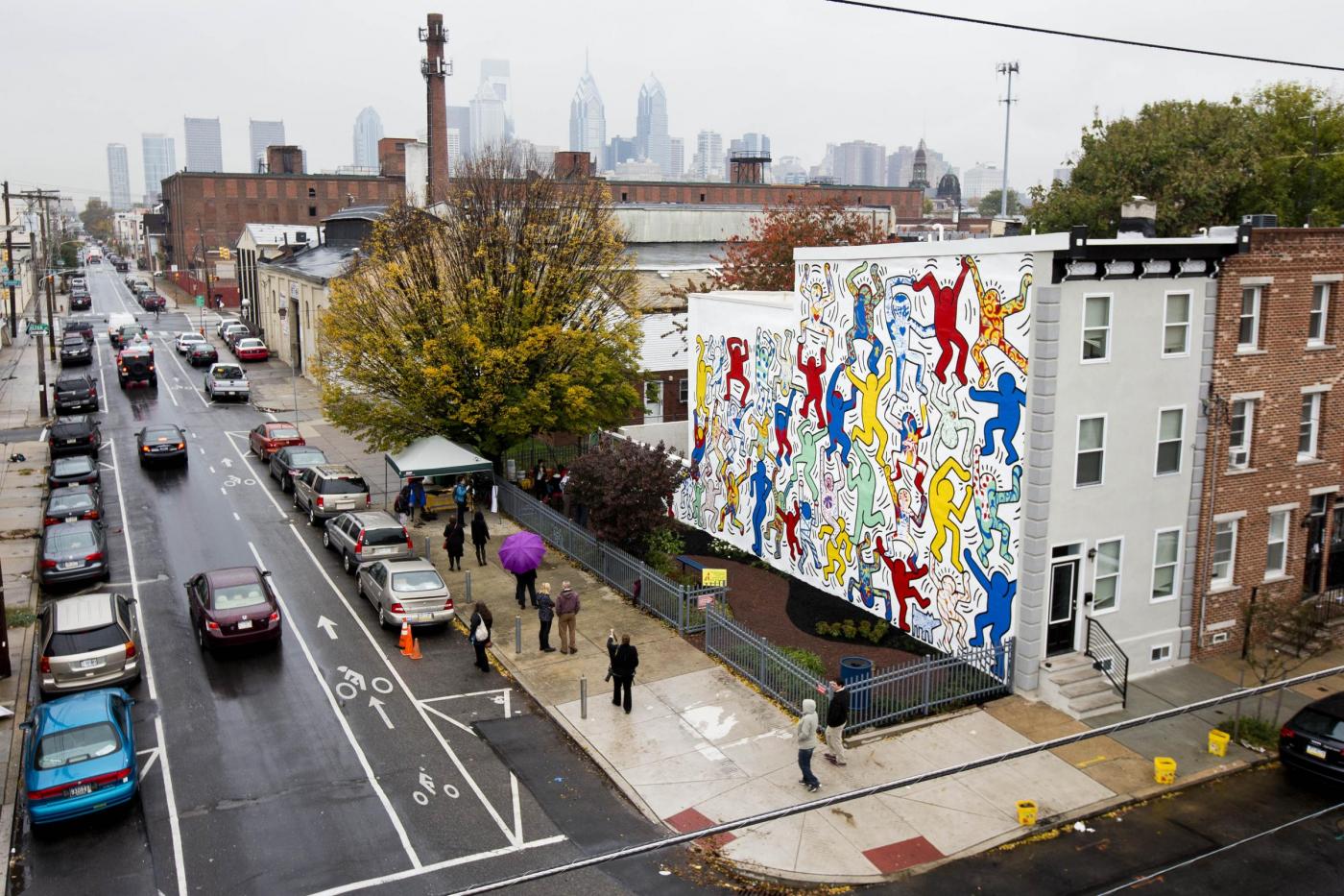 Restaurato il murales di Keith Haring a Philadelphia