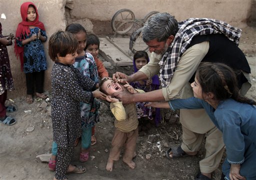 Campagna di vaccinazioni anti-polio a Jalalabad