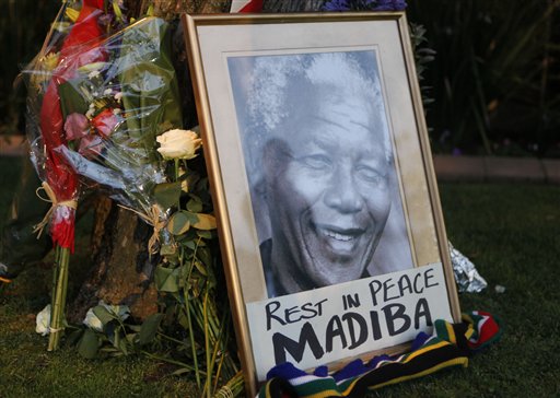 Un angolo celebrativo dedicato a Mandela