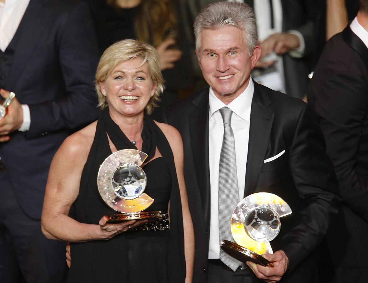 Jupp Heynckes e Silvia Neid premiati come migliori allenatori 2013