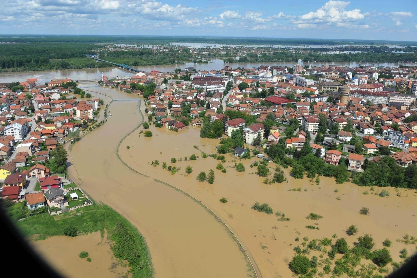 Alluvioni nei Balcani