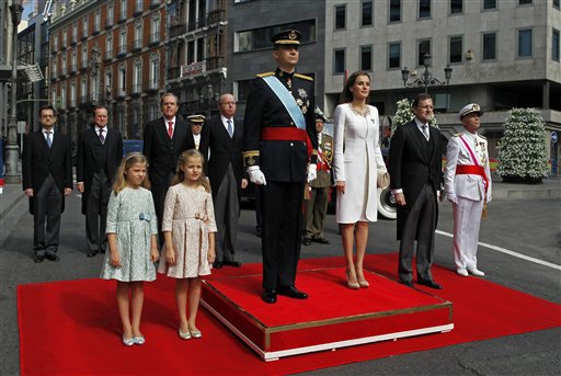 Felipe Vi e la famiglia reale