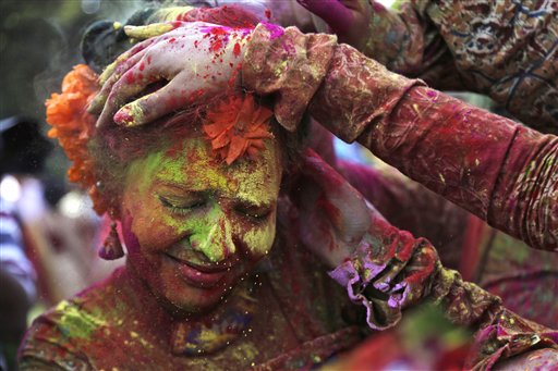 La festa dei colori in India