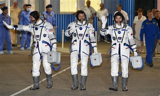 I tre nuovi cosmonauti