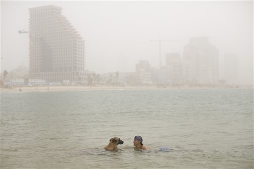 Tempesta di sabbia in Medioriente
