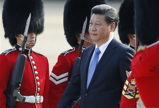 Visita del presidente cinese a Londra
