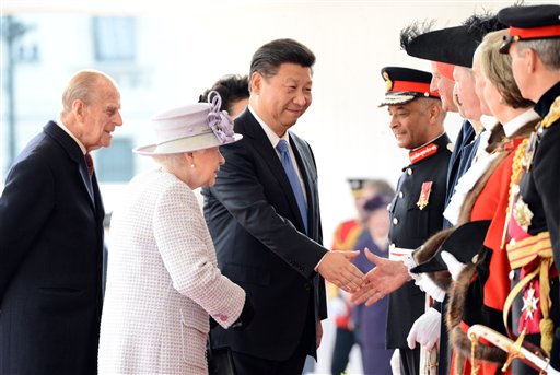 Visita del presidente cinese a Londra