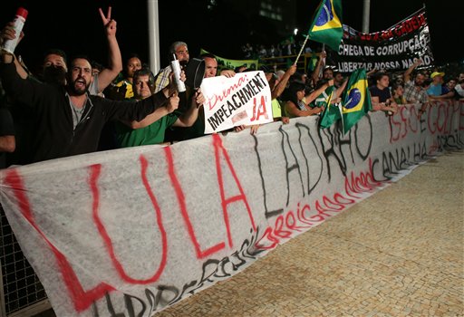 Manifestazione a Brasilia