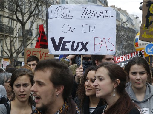 Manifestazione a Parigi