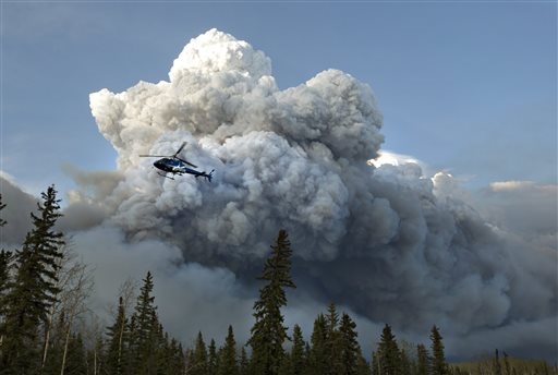 incendio nella provincia di Alberta