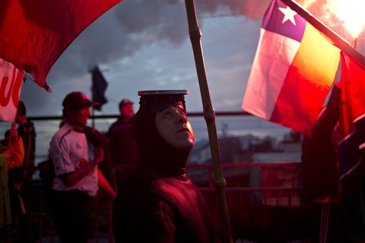 Proteste dei pescatori in Cile