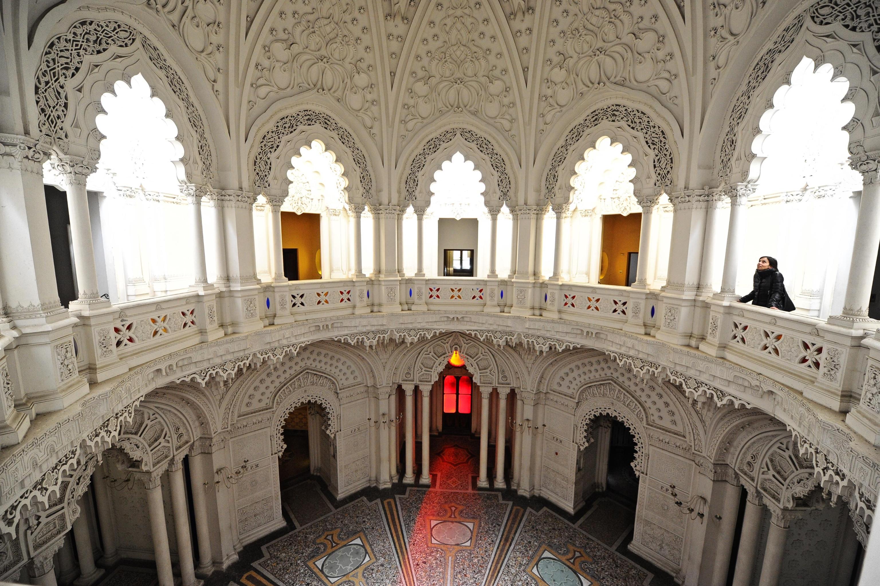 Special opening to the public of the Castle of Sammezzano, an Italian palazzo in Tuscany notable for its Moorish Revival architectural style, which was recently auctioned for failure, in Leccio (Province of Florence), Italy, 06 december 2015.
ANSA/MAURIZIO DEGL'INNOCENTI