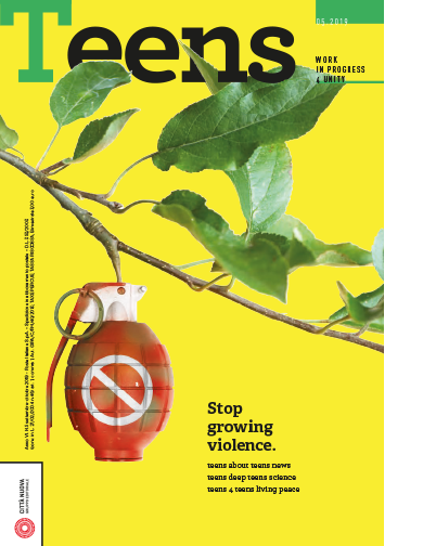 Copertina rivista Teens 2019/05 (Città Nuova).