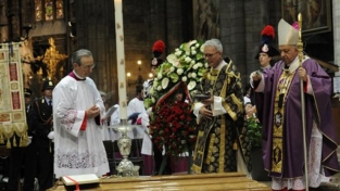 Ai funerali di monsignor Padovese