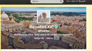 Il papa su Twitter