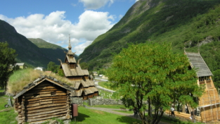 La chiesa di legno di Borgund