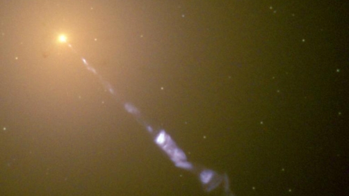 Black hole powered jet (M87)