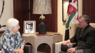 Re Abdullah di Giordania riceve la presidente dei Focolari