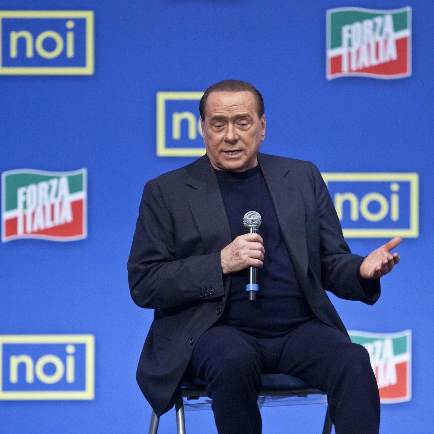 Berlusconi alla convention di Forza Italia