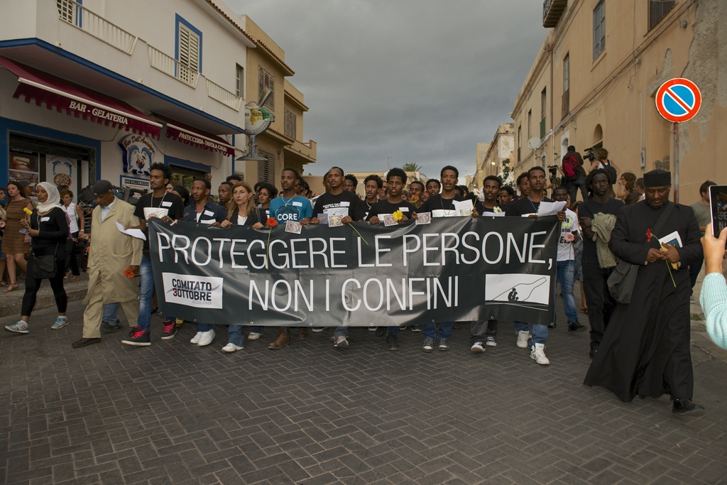 Veglia di preghiera Lampedusa 3 ottobre 2014