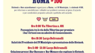 Slot Mob numero 100 a Roma